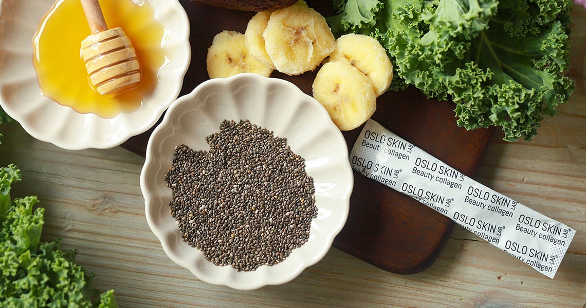 Green Smootihe con Cavolo, Avocado e Banana