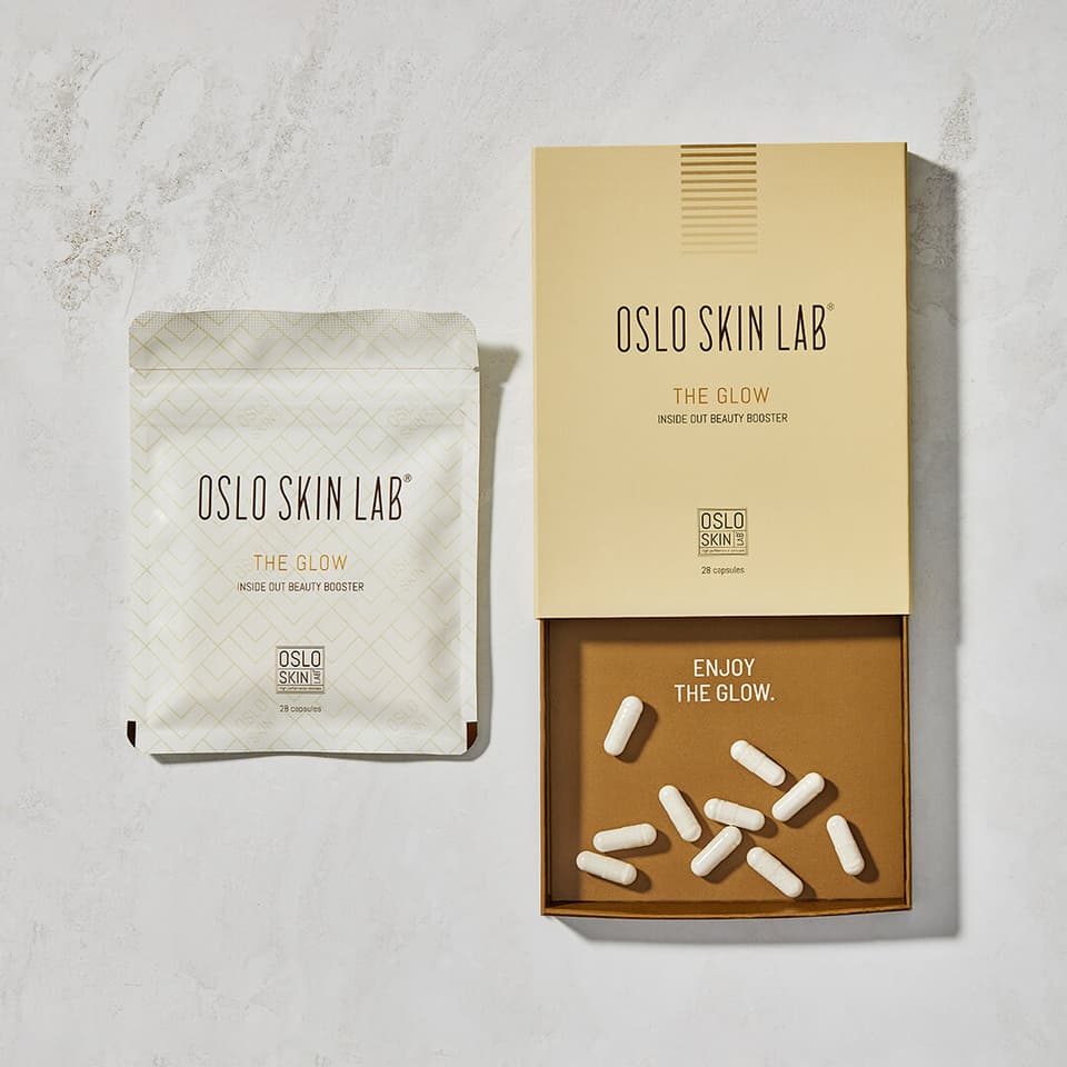 Confezione aperta The Glow con capsule